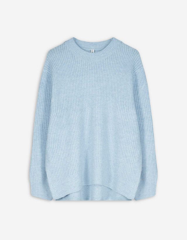 Pulóver - Túlméretezett fazon - vilagoskek