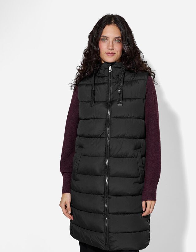 Steppelt mellény - Állítható derék - fekete