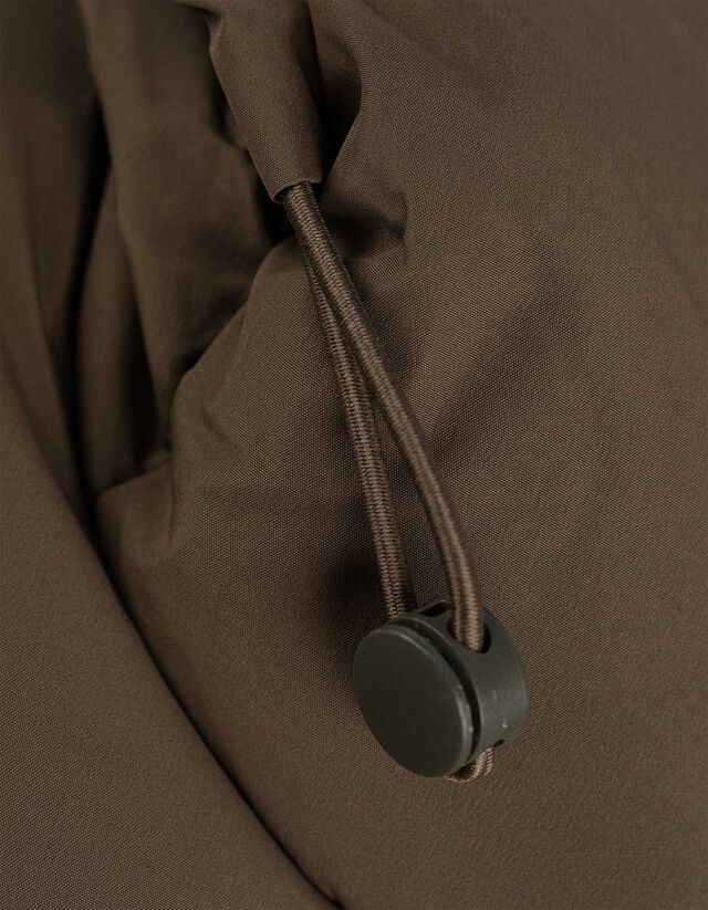 Téli dzseki - Steppelt varrással - sötétzöld