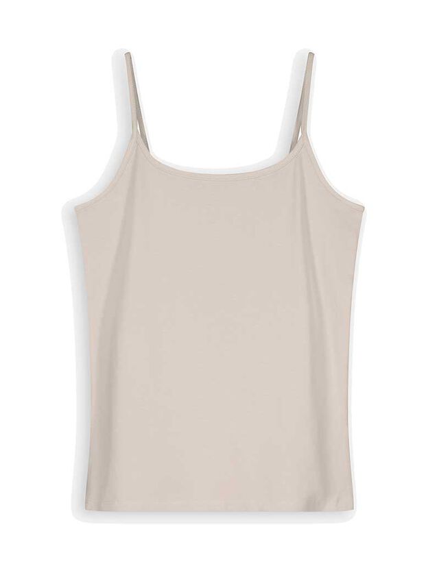 Ujjatlan felső - Spagettipántos - vilagos szurke