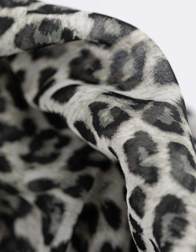 Csősál - Párducmintás - bézs