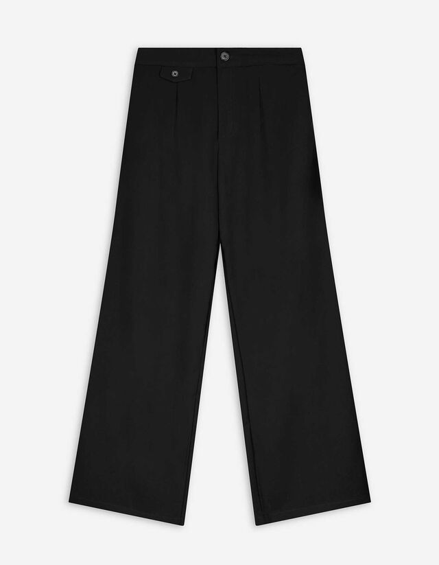 Nadrág - Széles fazon - fekete