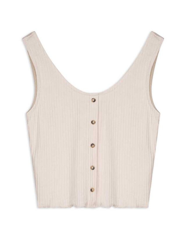 Ujjatlan felső - Viszkózkeverék - mélyvörös