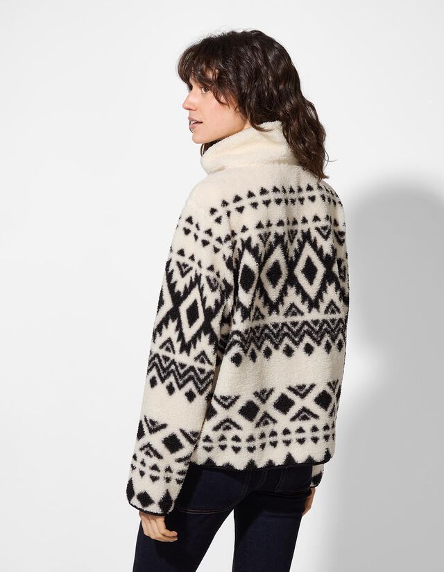 Melegítőfelső - Plüss - feher