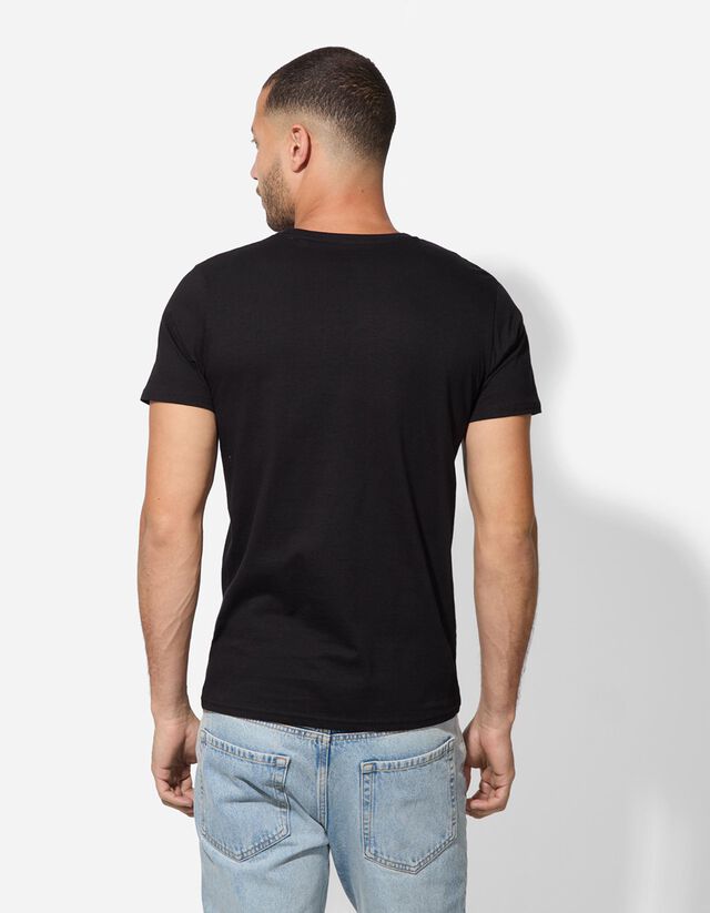 Póló - Kerek nyakkivágás - mélyvörös