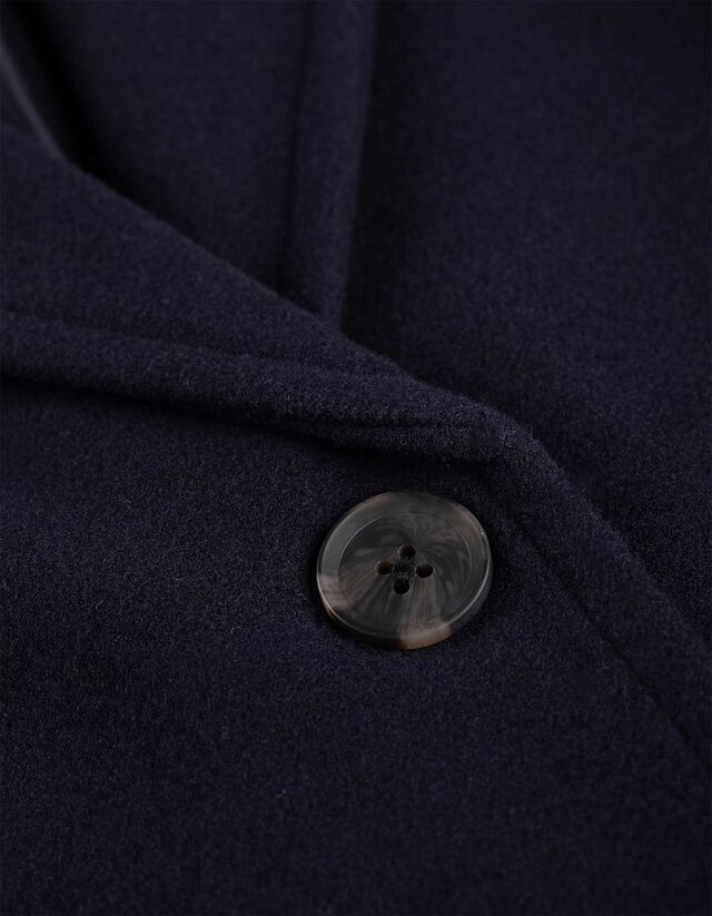 Kabát - Gyapjú megjelenés - barna