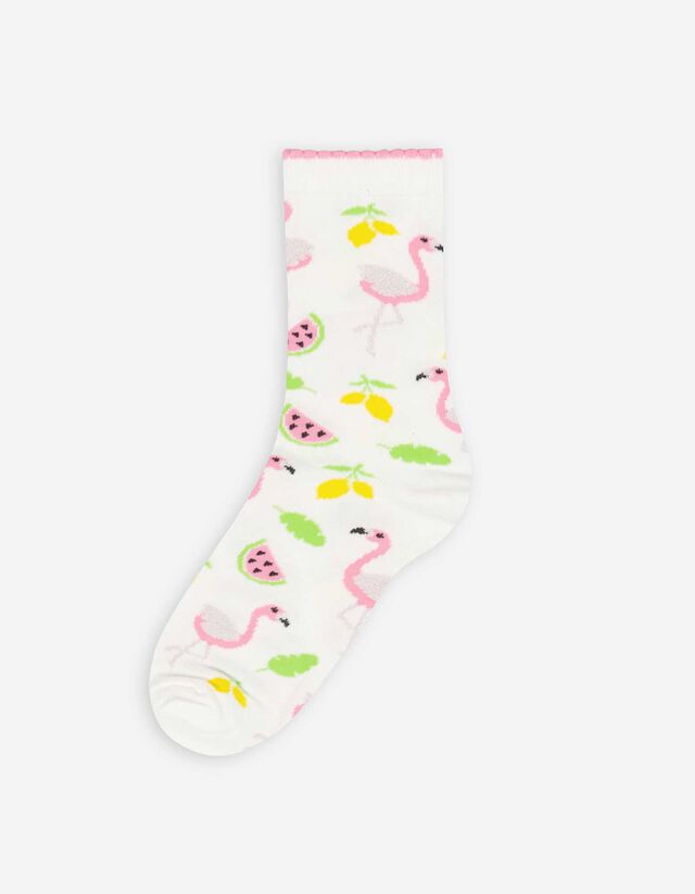 Zokni - Elszórt mintás - kék