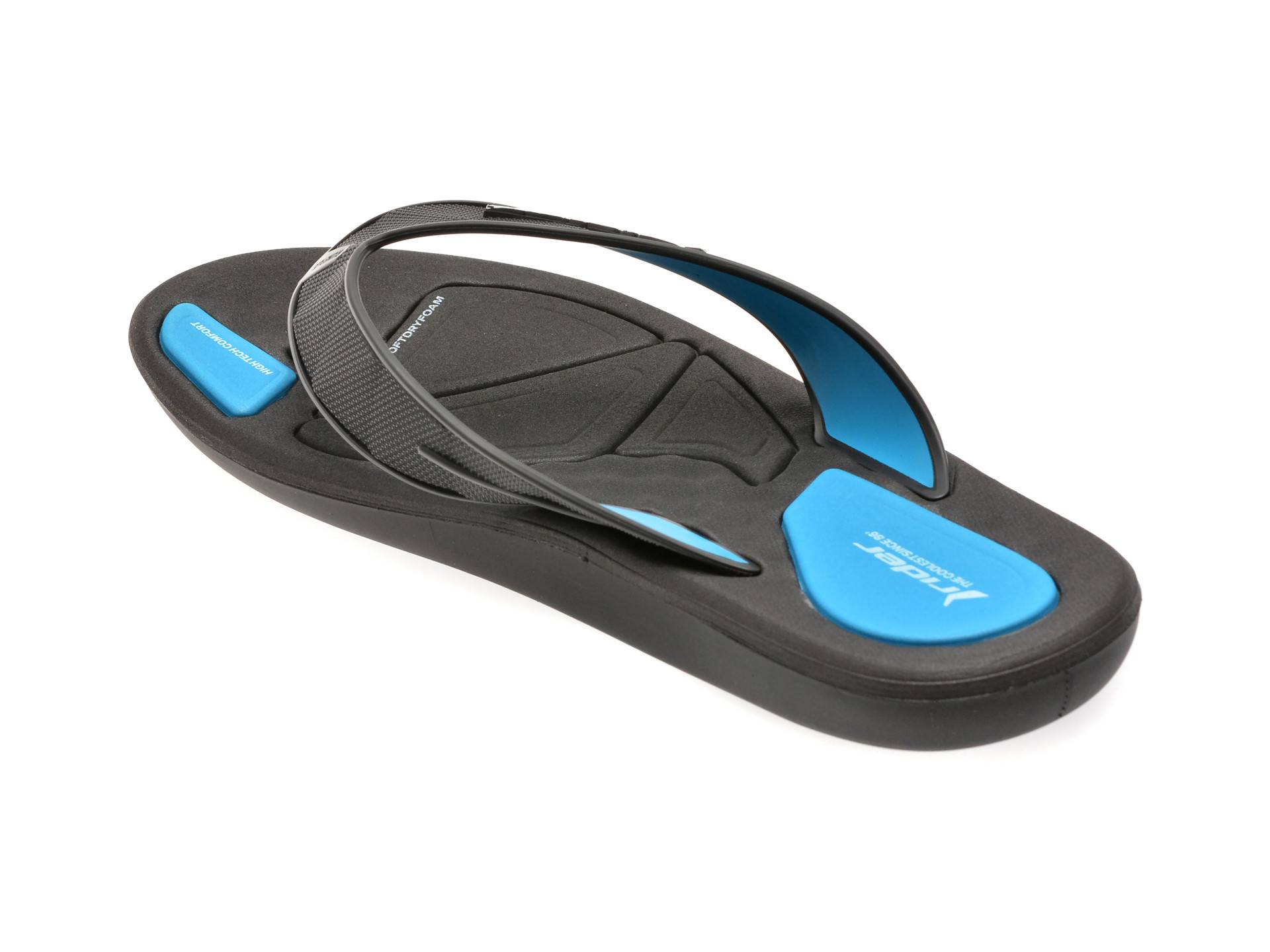 Papuci RIDER negri, 1131567, din pvc