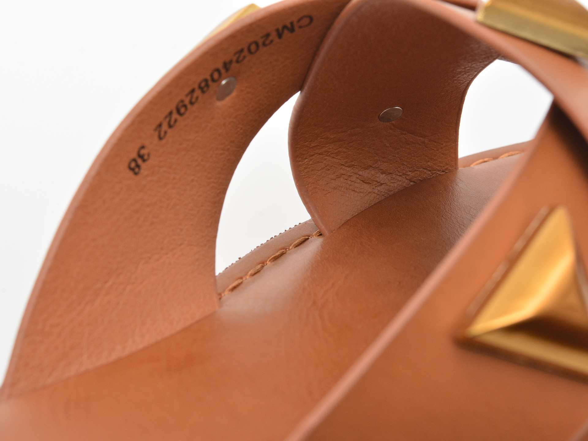 Papuci EPICA maro, 82922, din piele ecologica