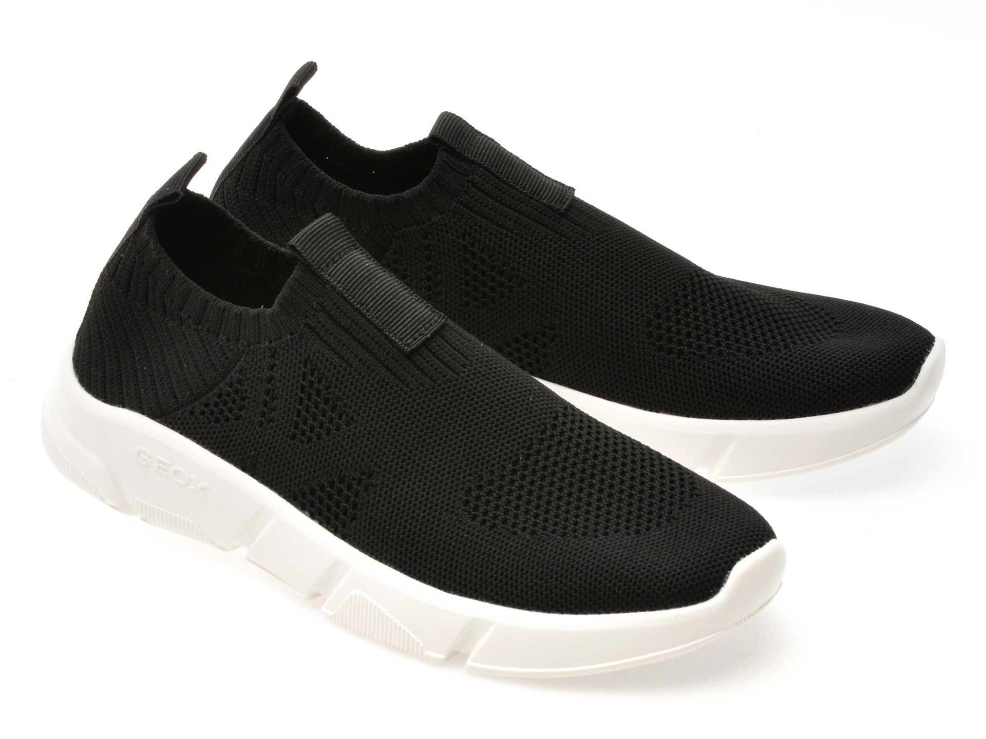 Pantofi sport GEOX negri, J02DMA, din material textil