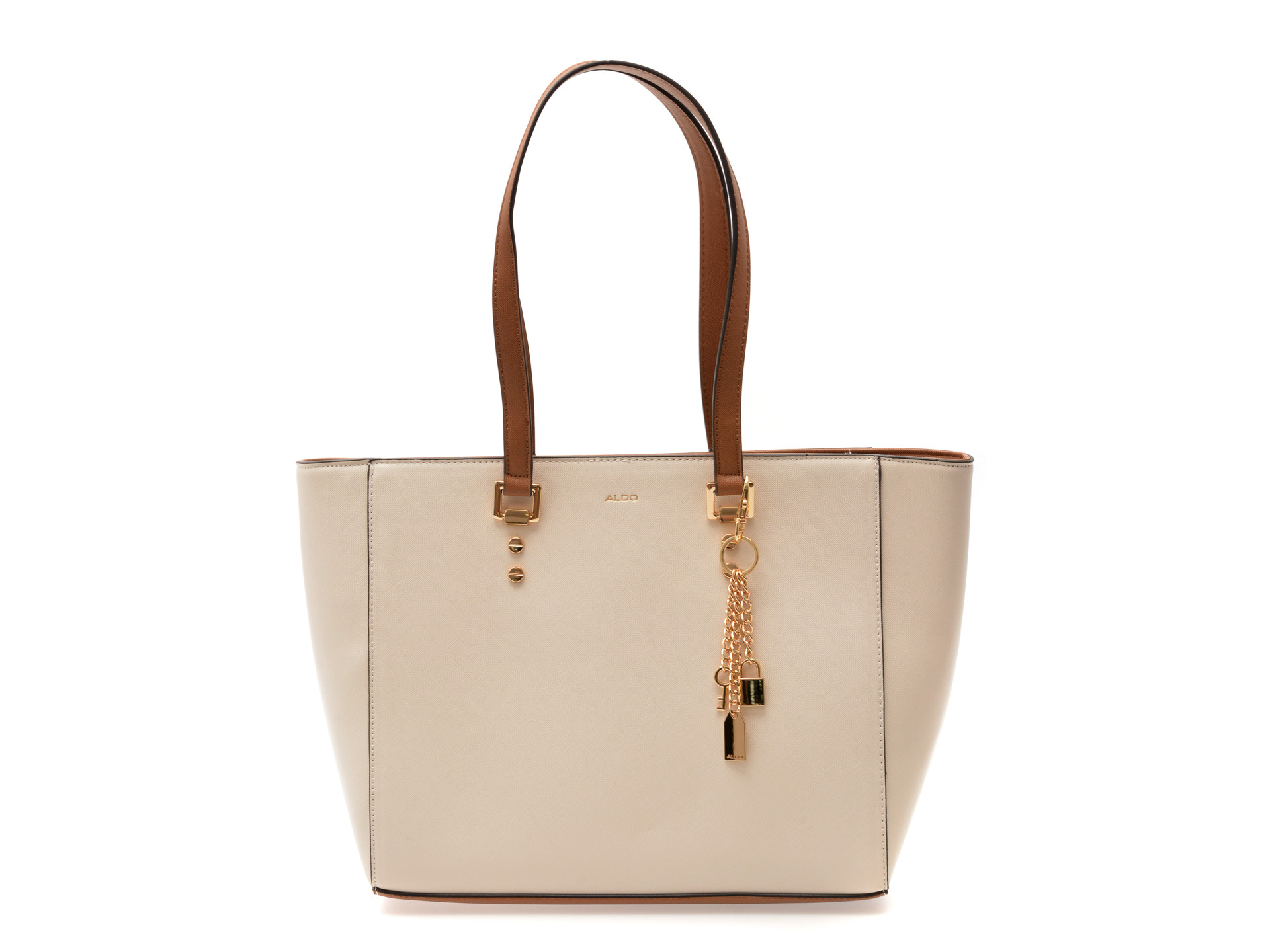 Geanta ALDO alba, WINTA 270, din piele ecologica