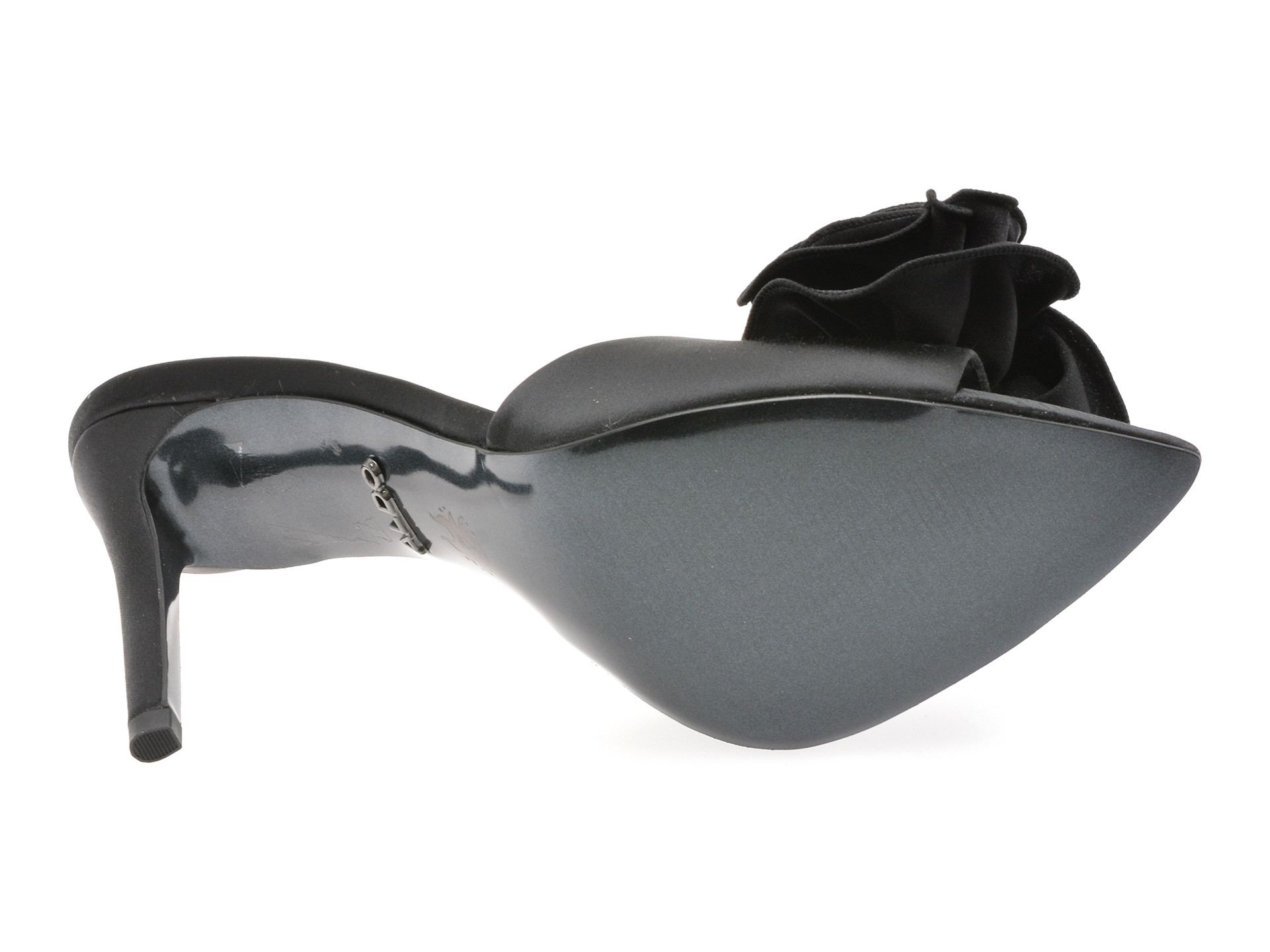 Papuci ALDO negri, MALEFICIENTMULE 001, din material textil