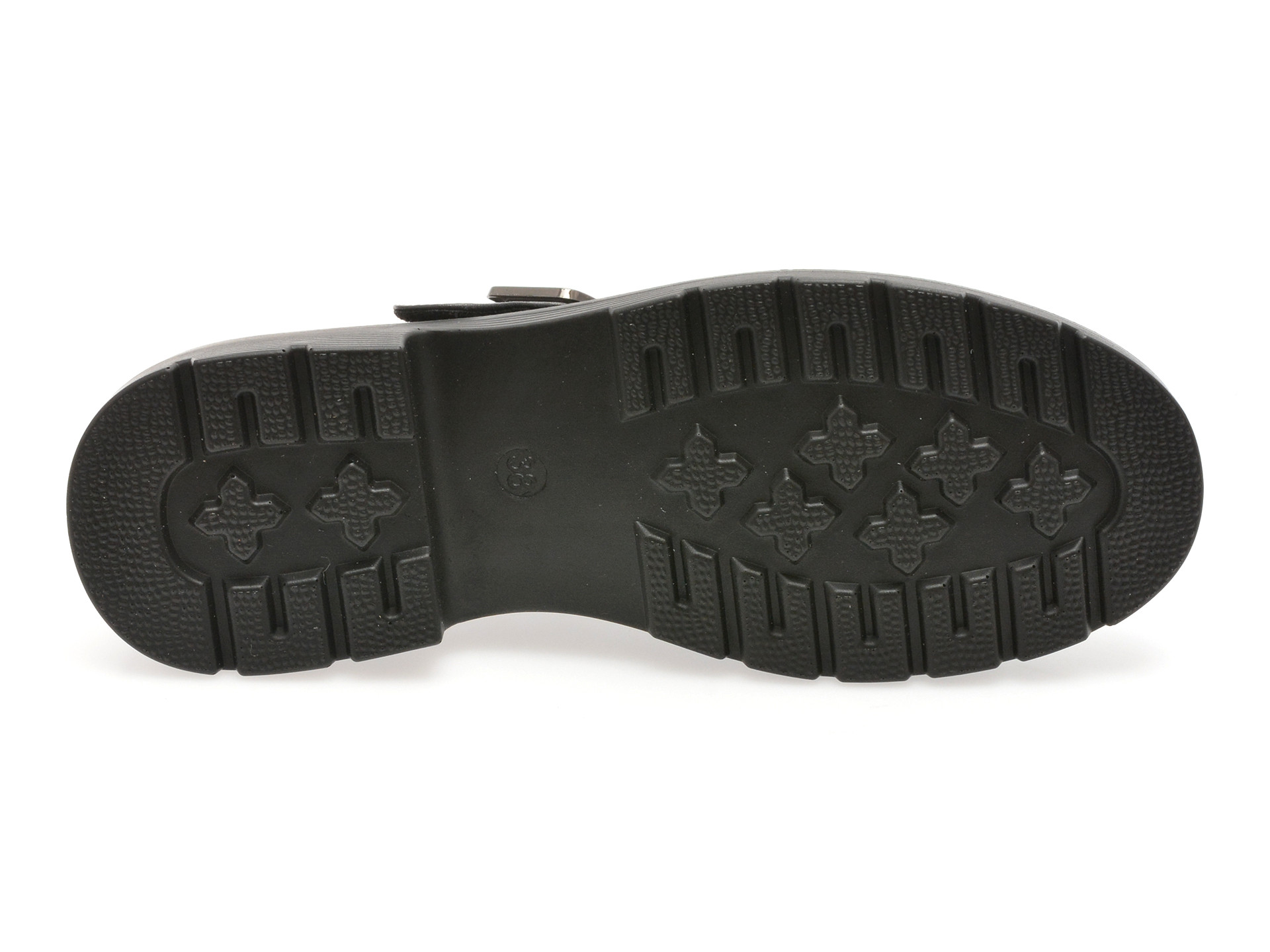 Pantofi EPICA negri, 914, din piele naturala