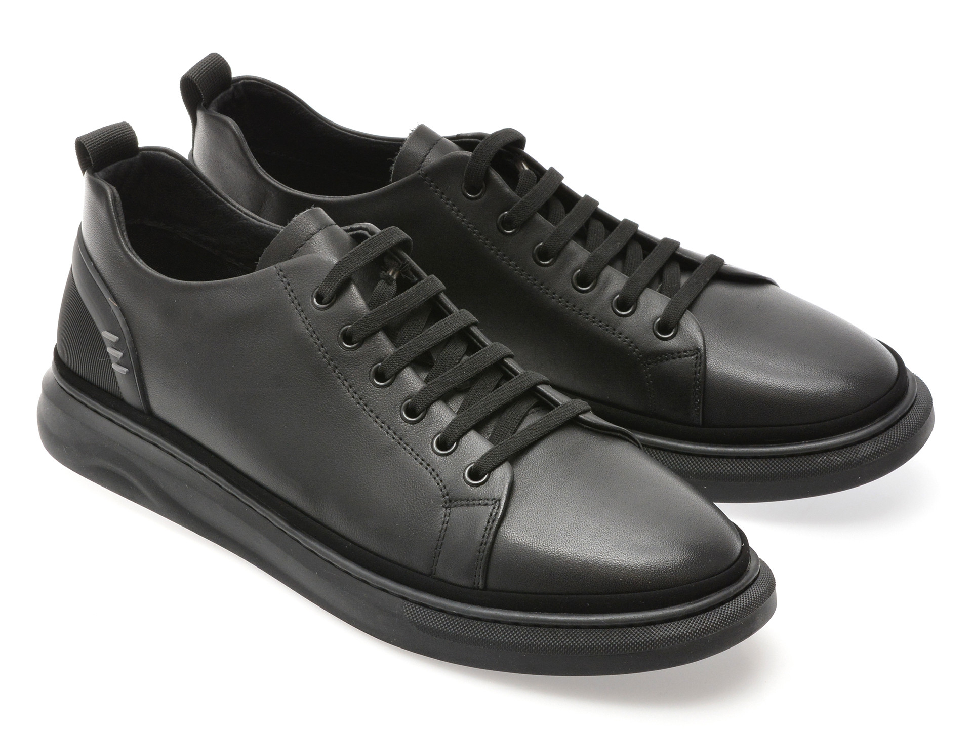 Pantofi sport EPICA negri, 8161, din piele naturala