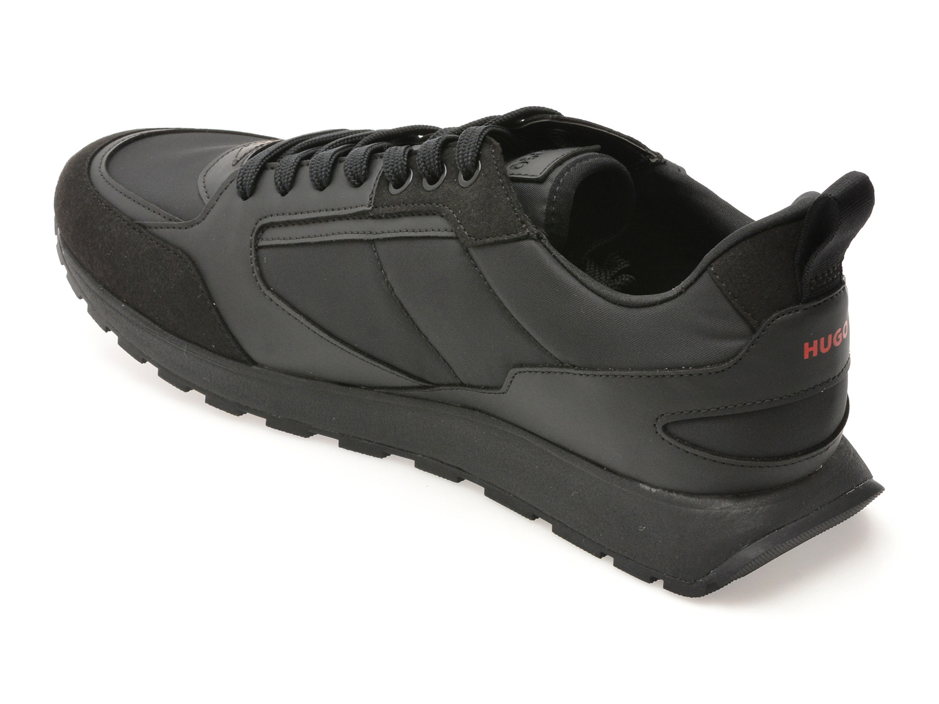 Pantofi sport HUGO negri, 6568, din material textil