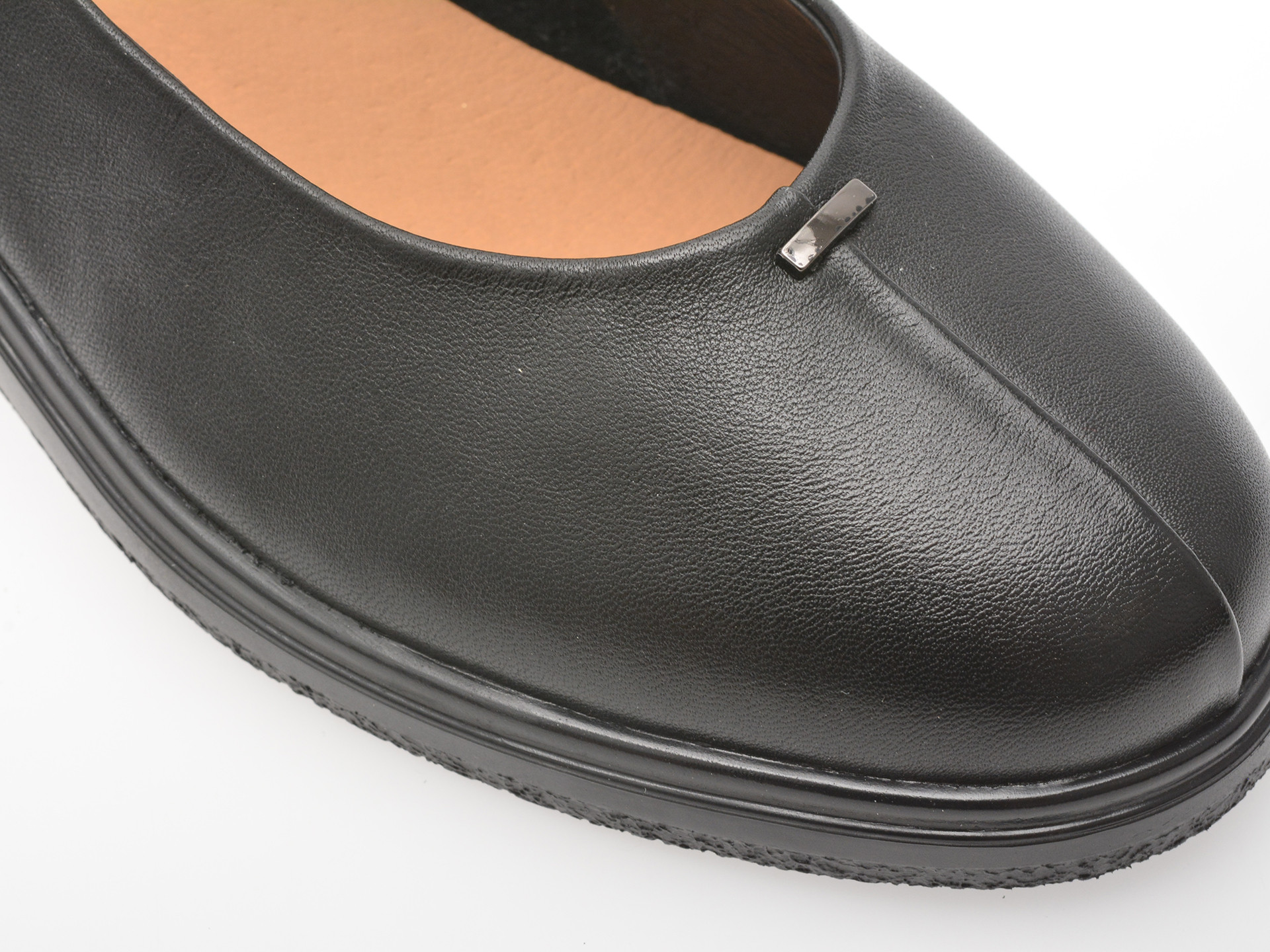 Balerini EPICA negri, 1216G16, din piele naturala