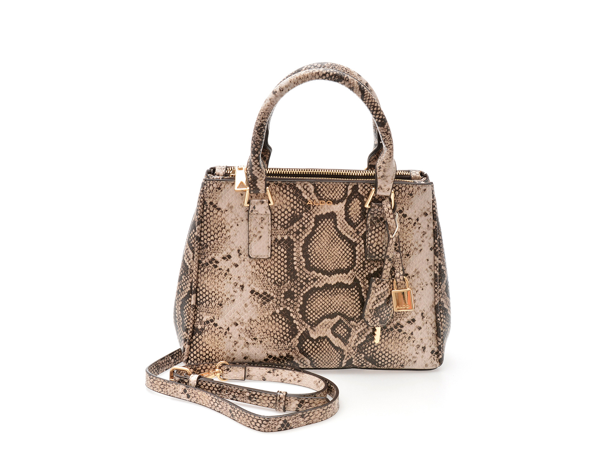 Geanta ALDO bej, JAVAMAENTAR 109, din piele ecologica