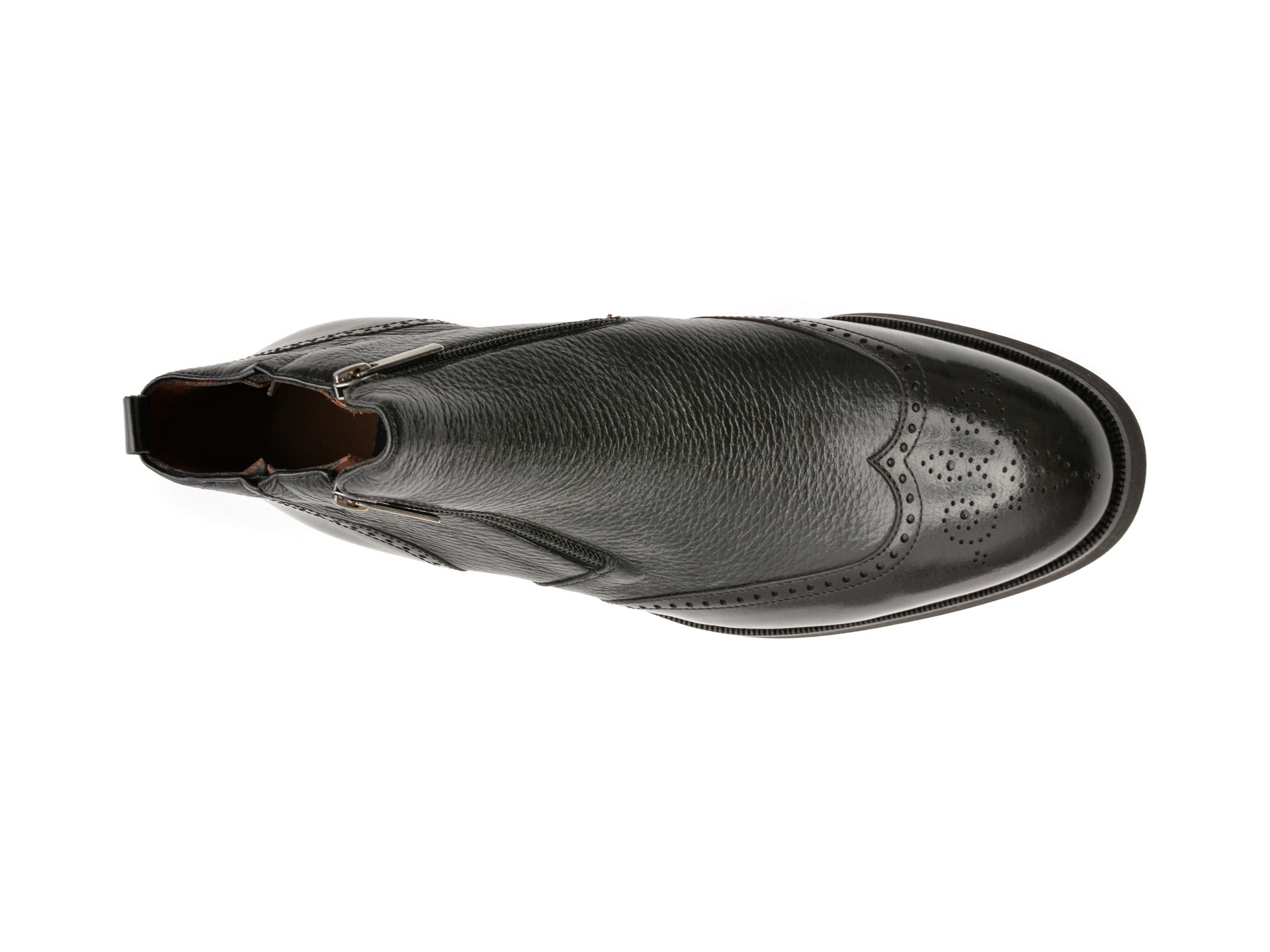 Ghete elegante LE COLONEL negre, 40940, din piele naturala