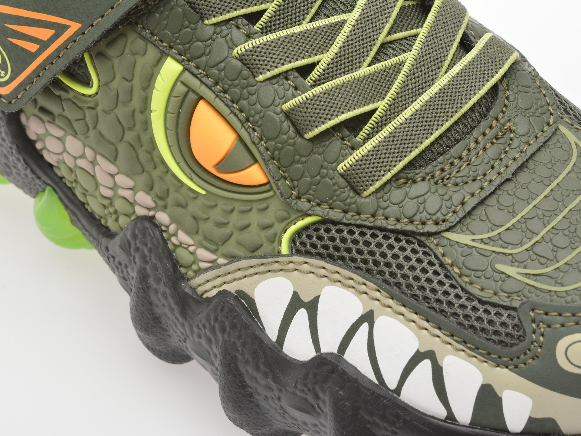 Pantofi sport SKECHERS kaki, SKECH-O-SAURUS LIGHTS 2.0, din material textil