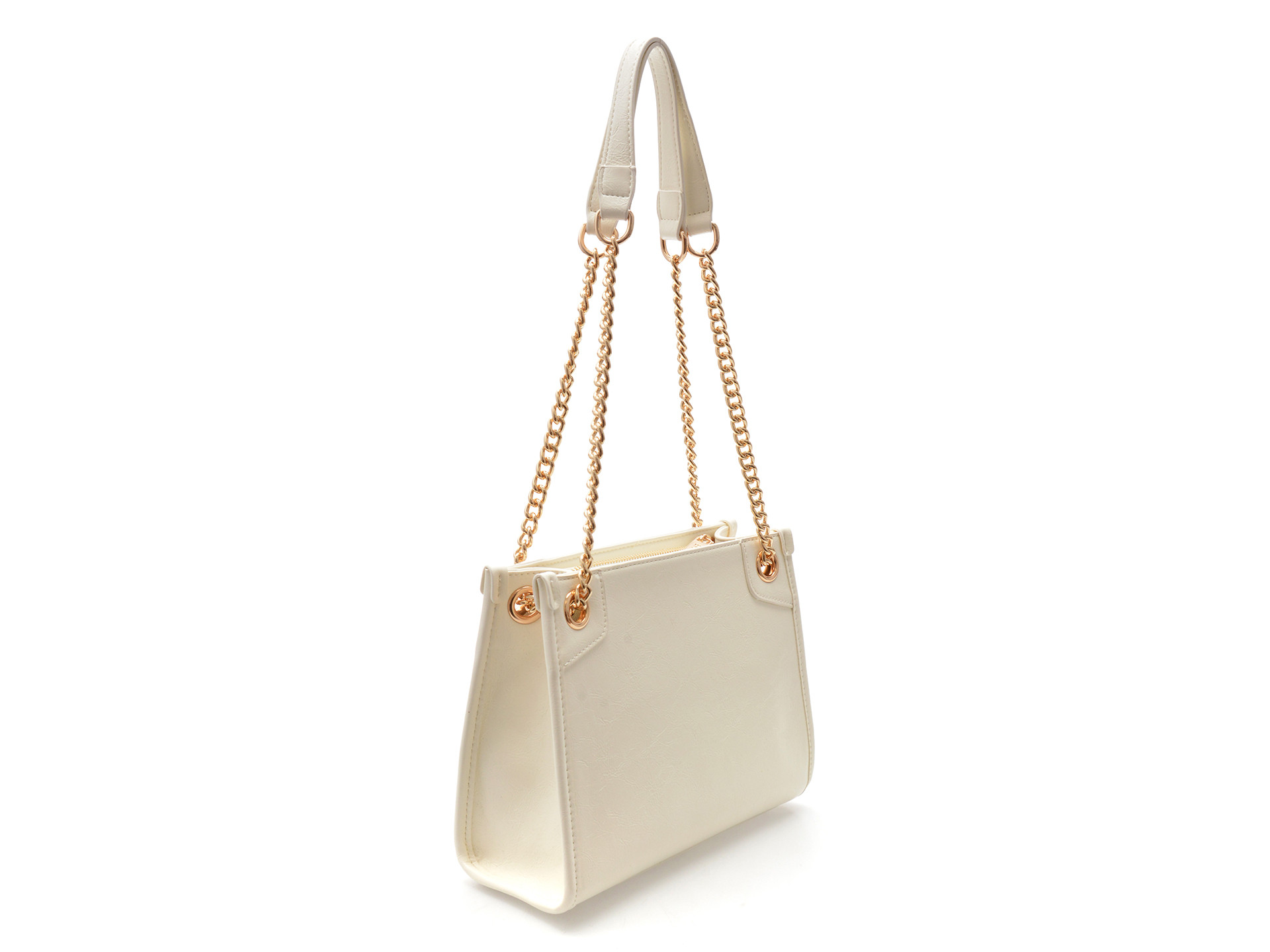 Geanta EPICA alba, 2667, din piele ecologica