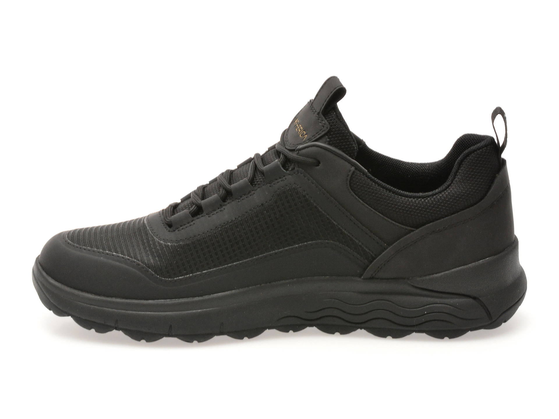Pantofi sport GEOX negri, U56FDA, din material textil