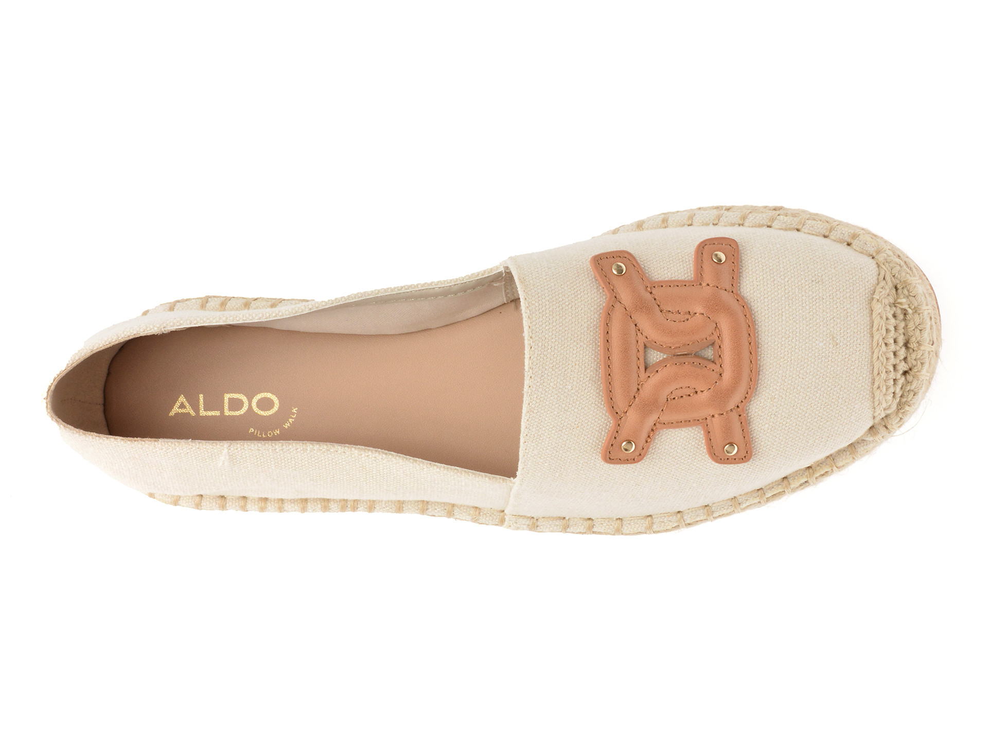 Pantofi ALDO bej, SANTACLARA 101, din material textil