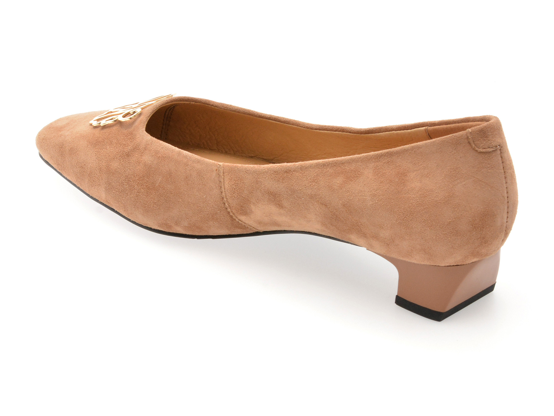 Balerini EPICA maro, 502807, din piele intoarsa