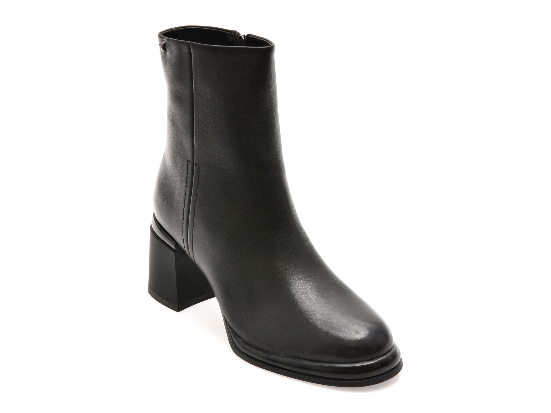 Ghete ALDO negre, D727, din piele naturala