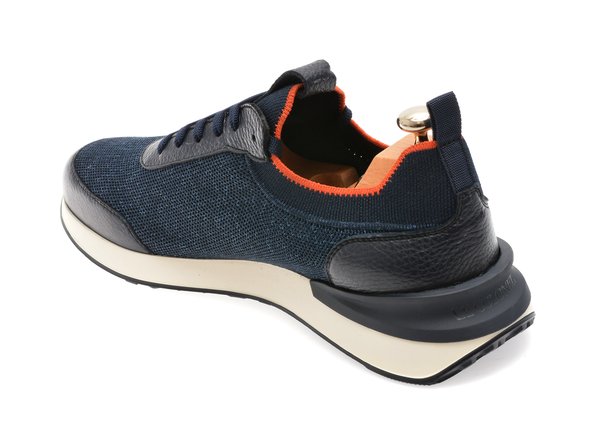 Pantofi sport LE COLONEL bleumarin, 71334, din material textil