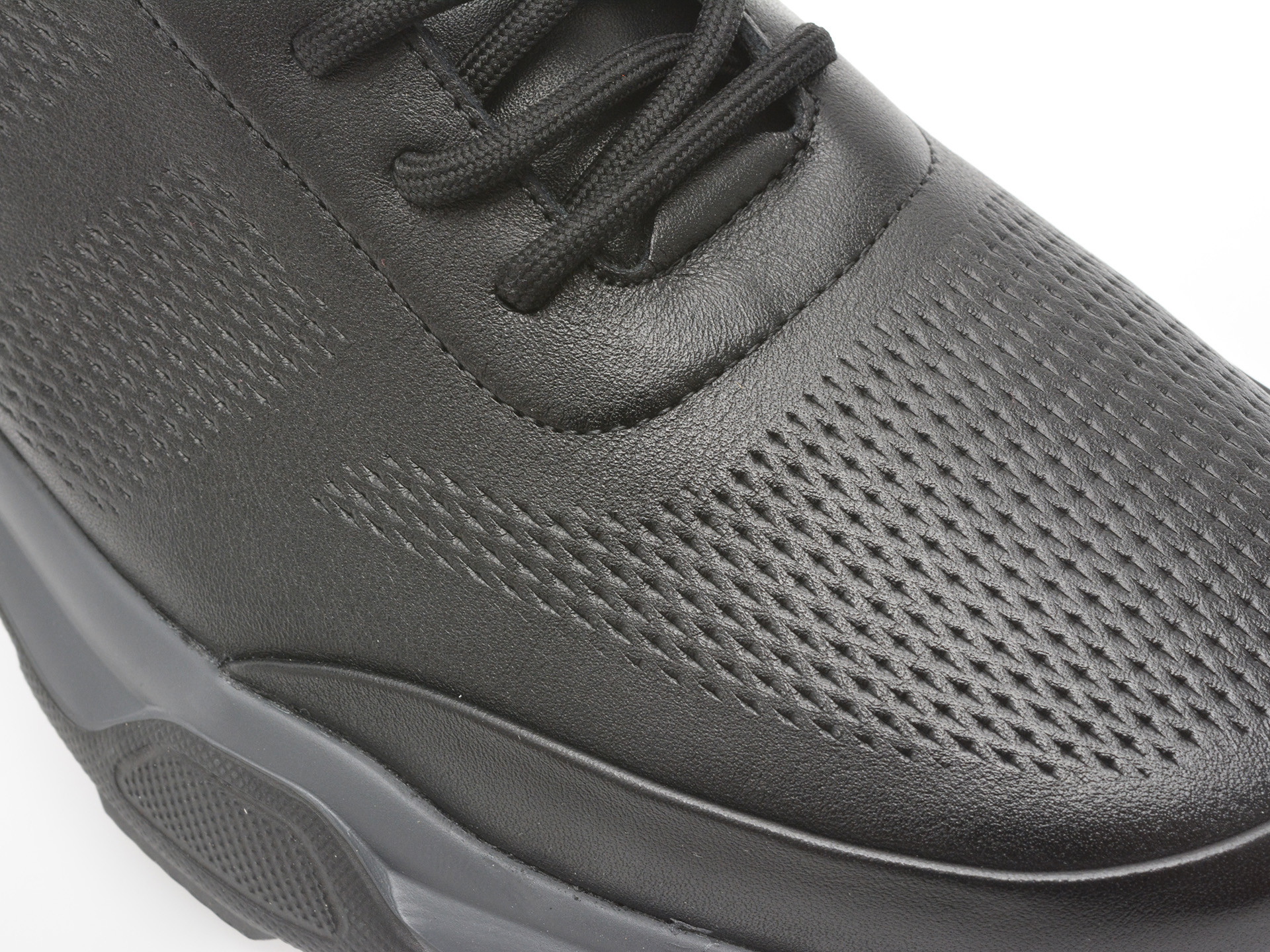 Pantofi sport EPICA negri, 37391, din piele naturala