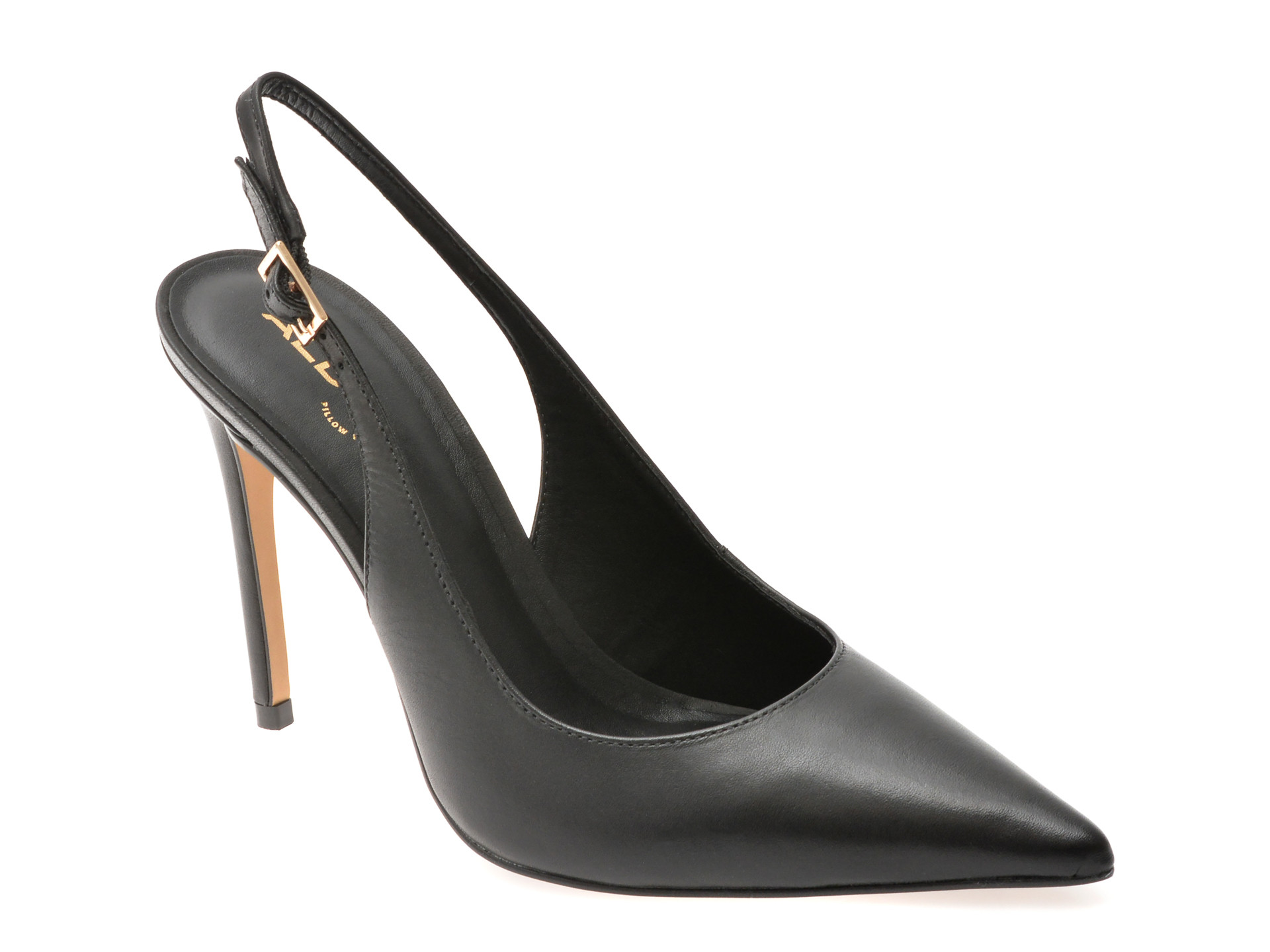 Pantofi eleganti ALDO negri, STESSYSLING 007, din piele naturala