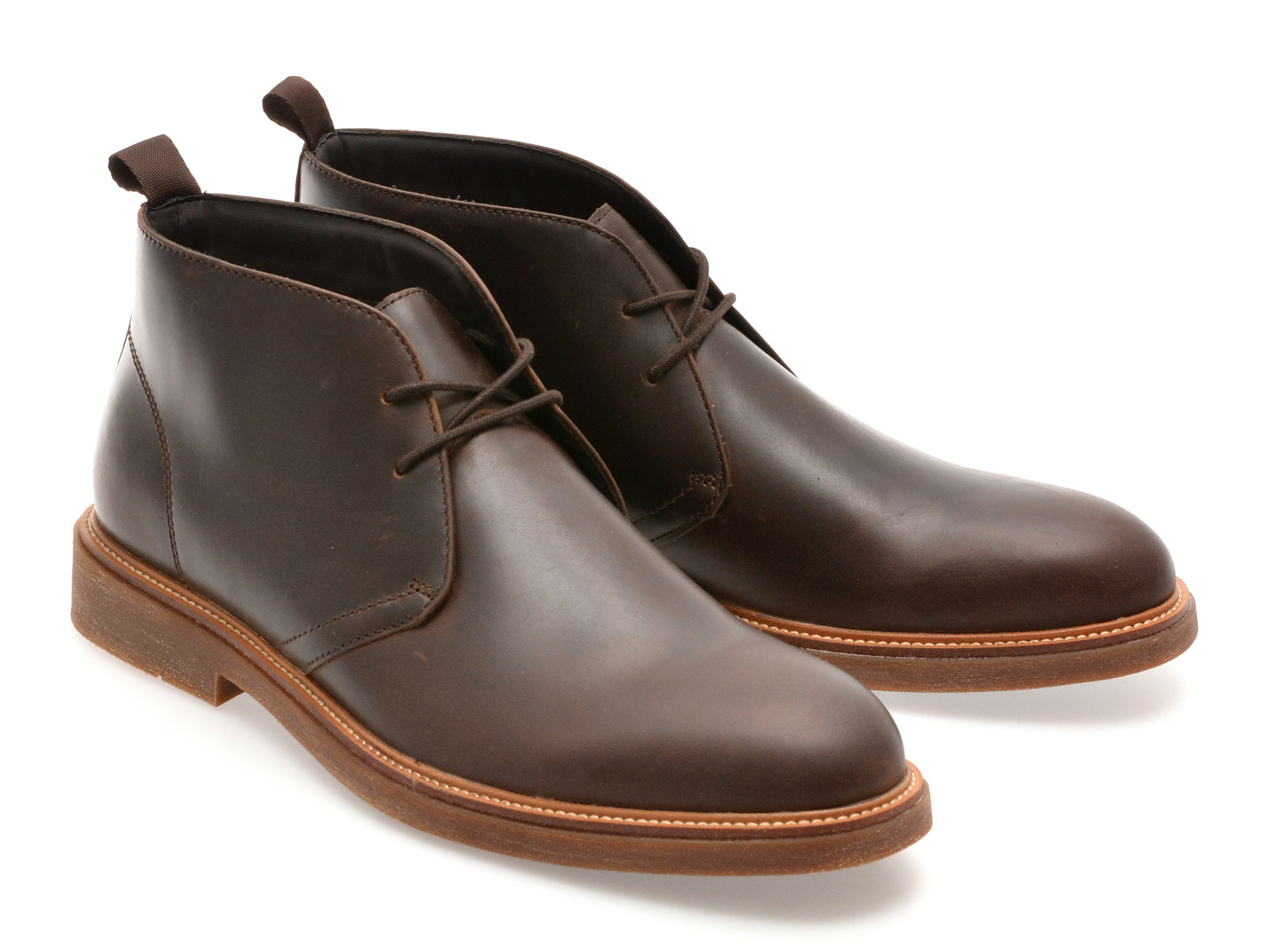 Ghete elegante ALDO maro, JEFREY 900, din piele naturala