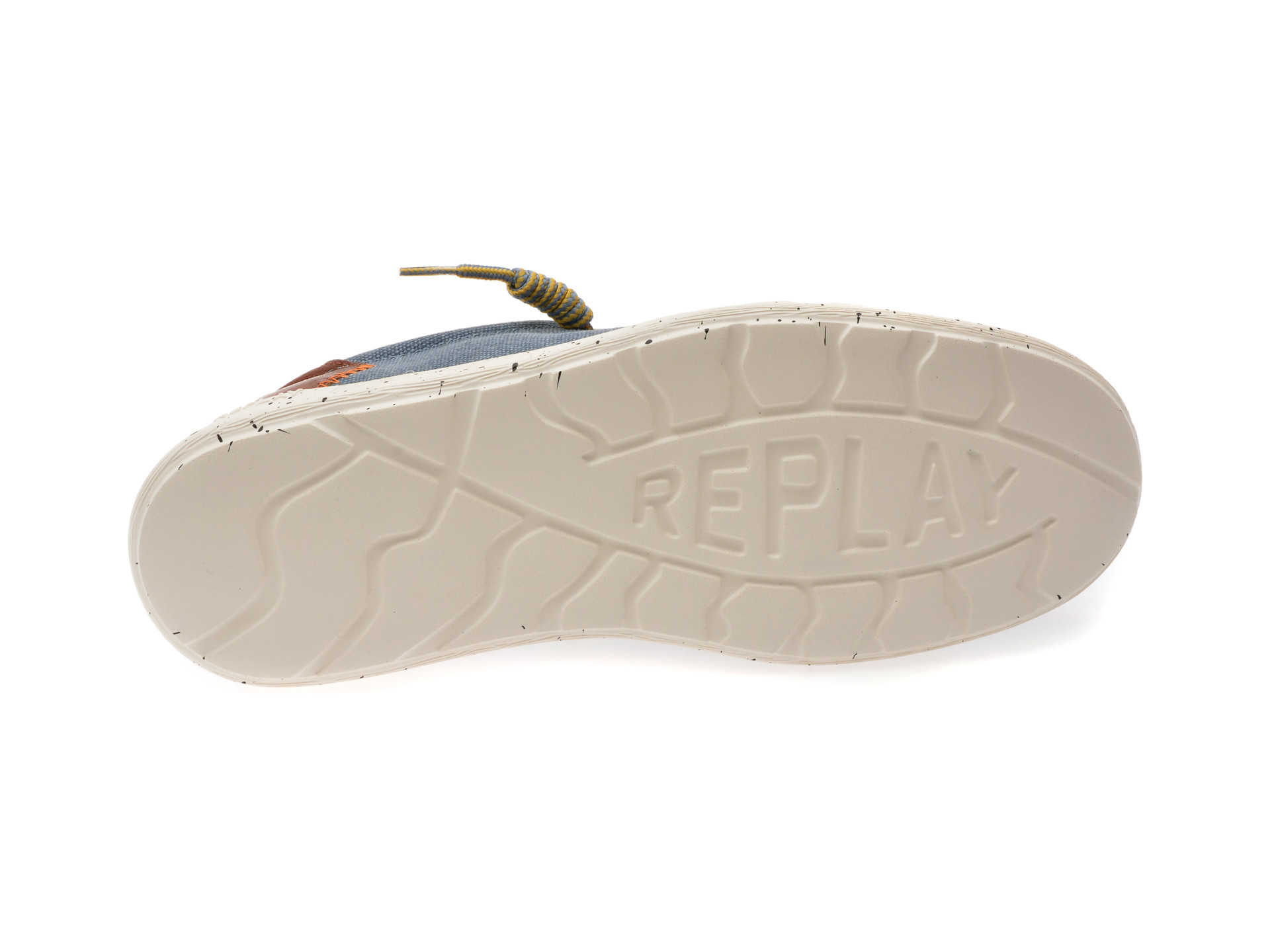 Mocasini REPLAY albastri, MM1201T, din material textil