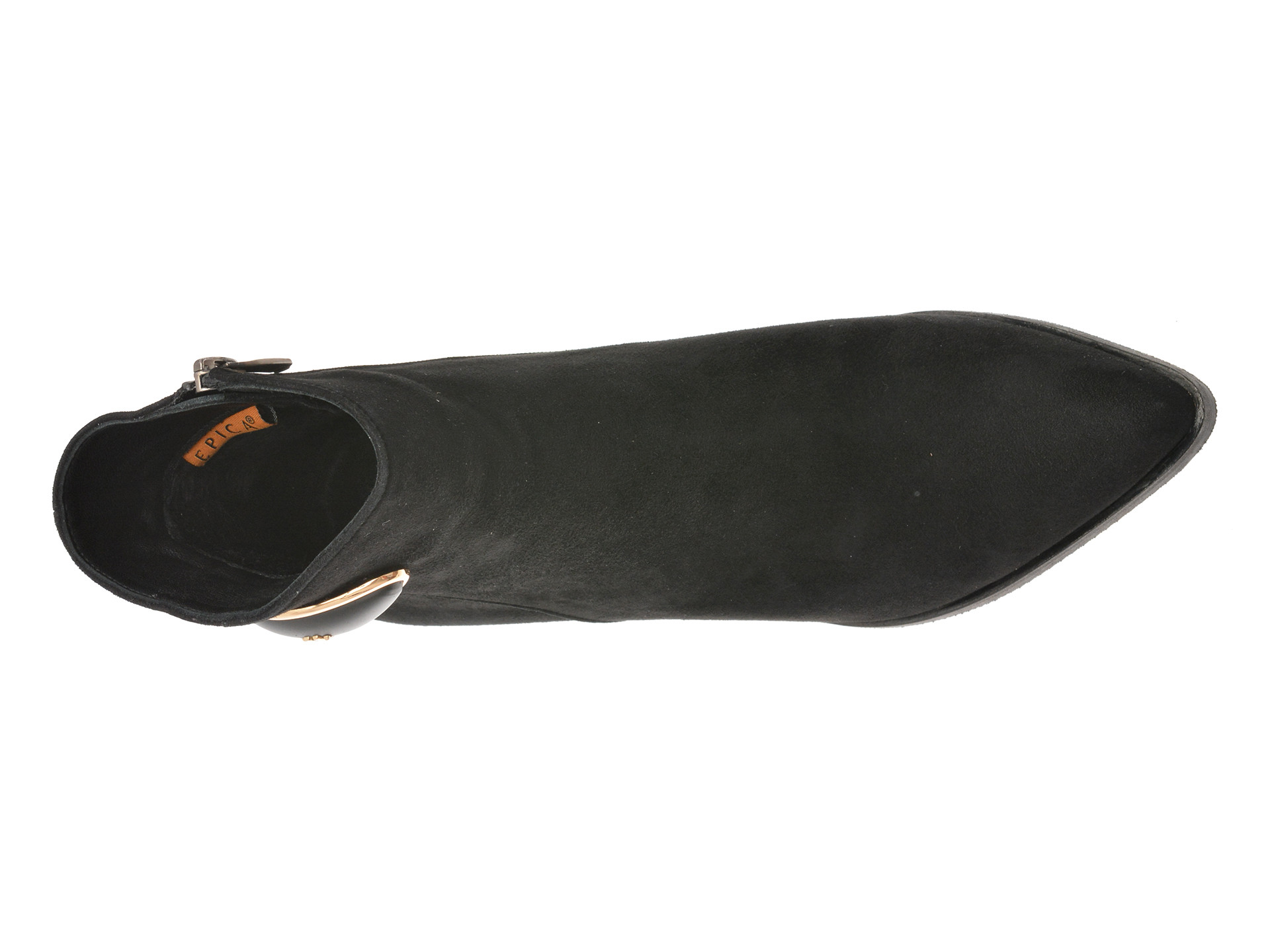 Botine EPICA negre, 2011628, din piele intoarsa