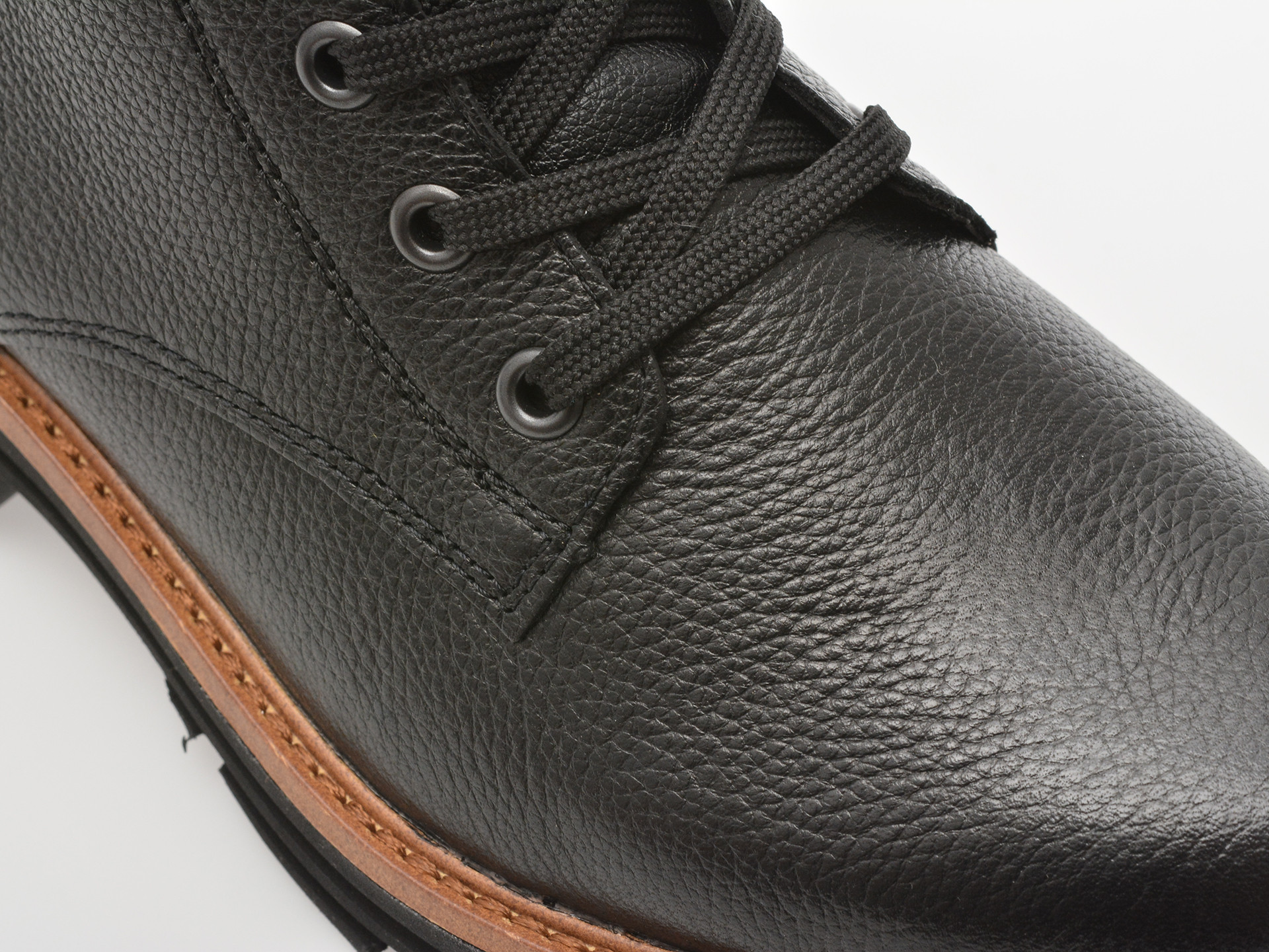 Bocanci REMONTE negri, D3A73, din piele naturala