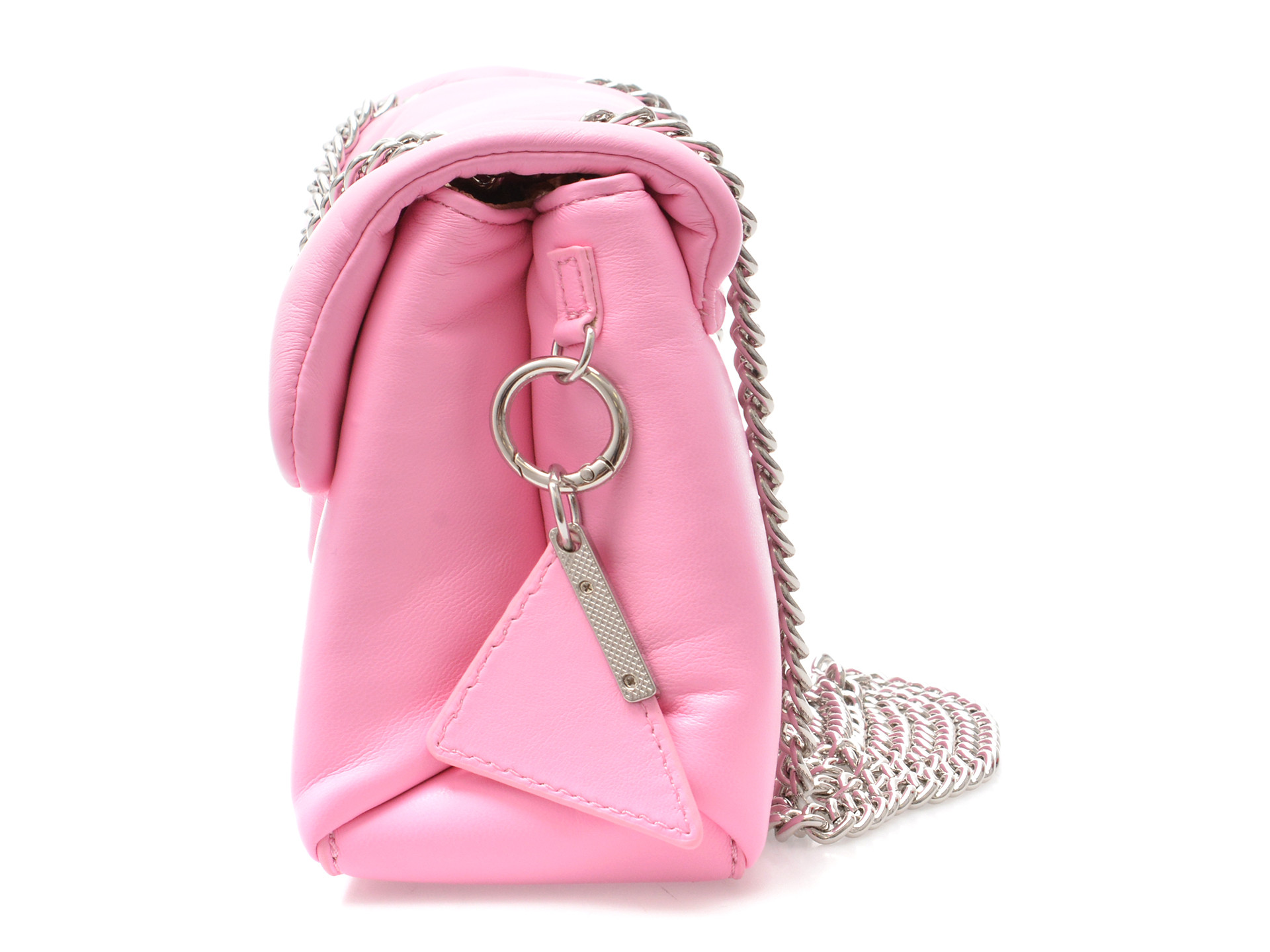 Geanta ALDO roz, SOFT PUFF 650, din piele ecologica