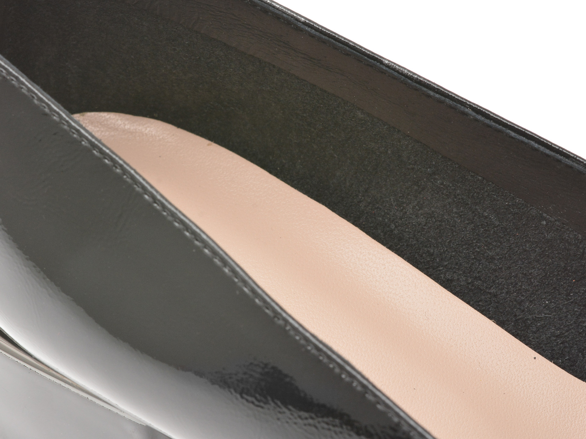 Pantofi EPICA negri, 3433, din piele naturala lacuita