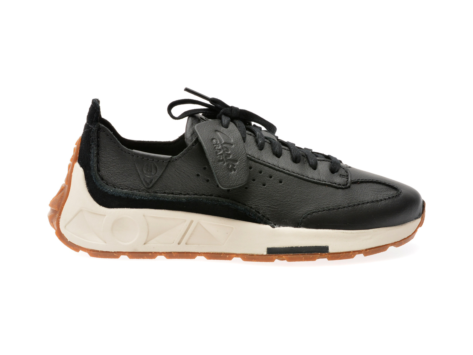 Pantofi sport CLARKS negri, CRAFT SPEED, din piele naturala
