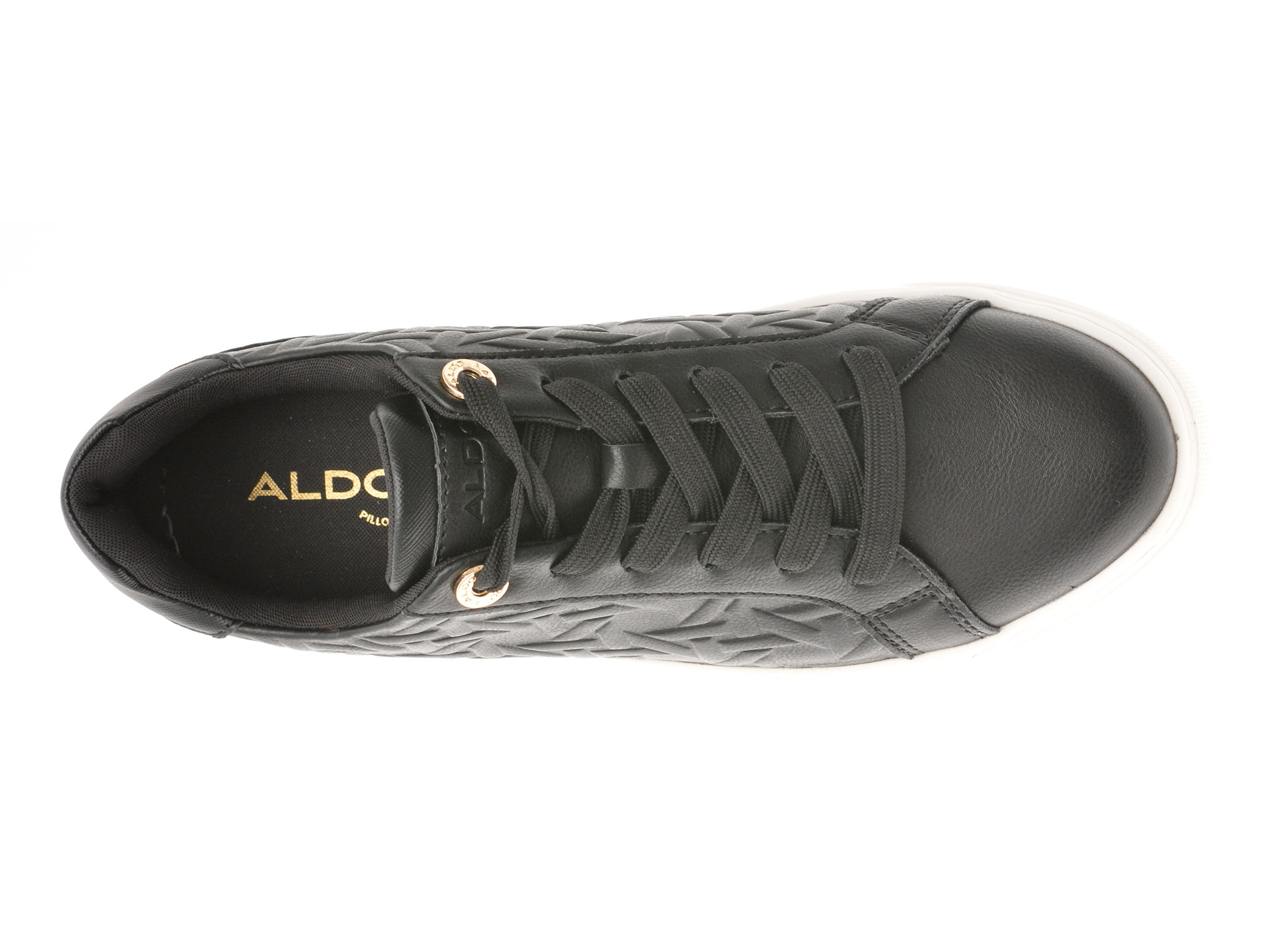 Pantofi sport ALDO negri, CLUBLUX 007, din piele ecologica