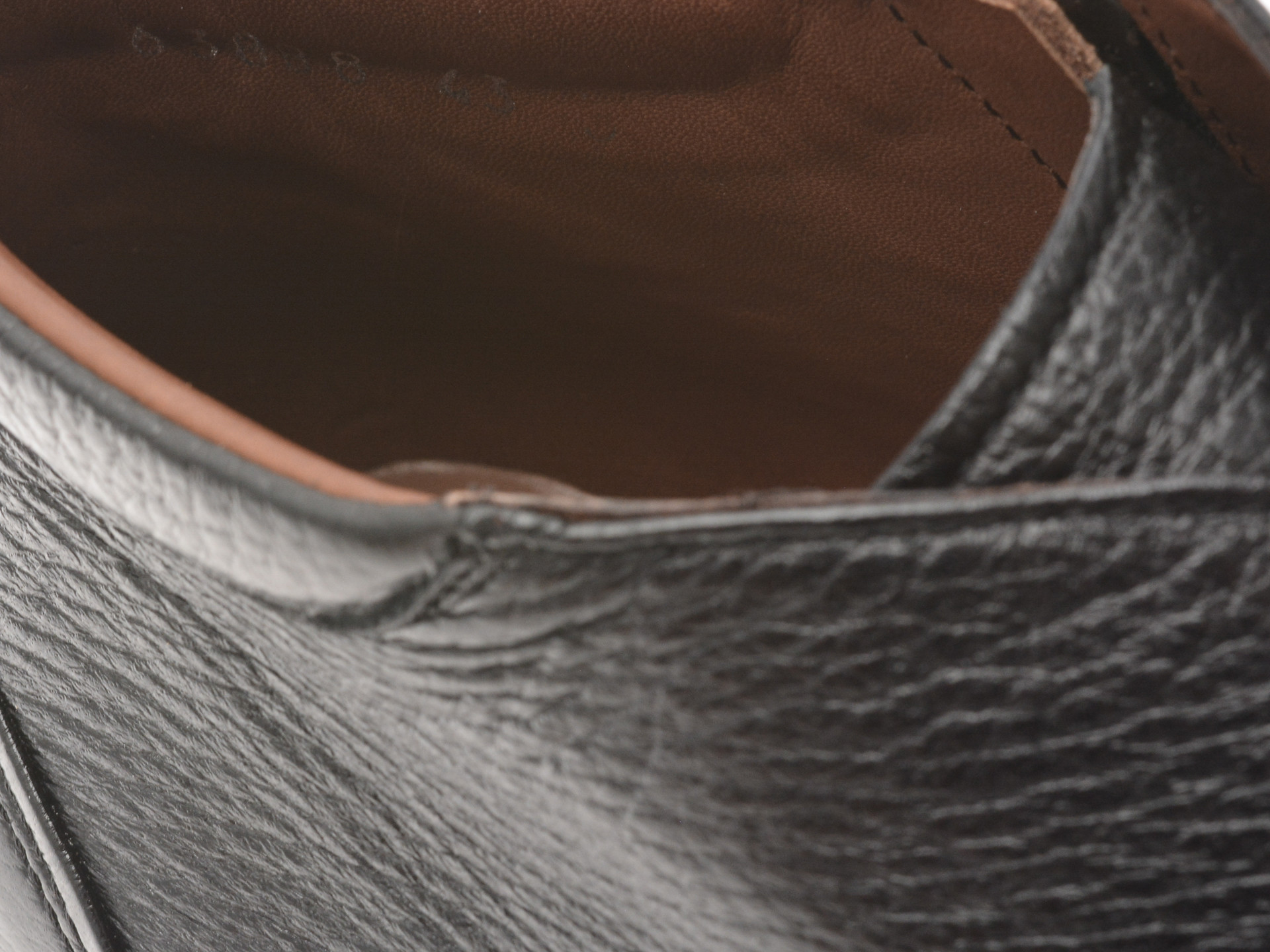 Ghete elegante LE COLONEL negre, 63888, din piele naturala