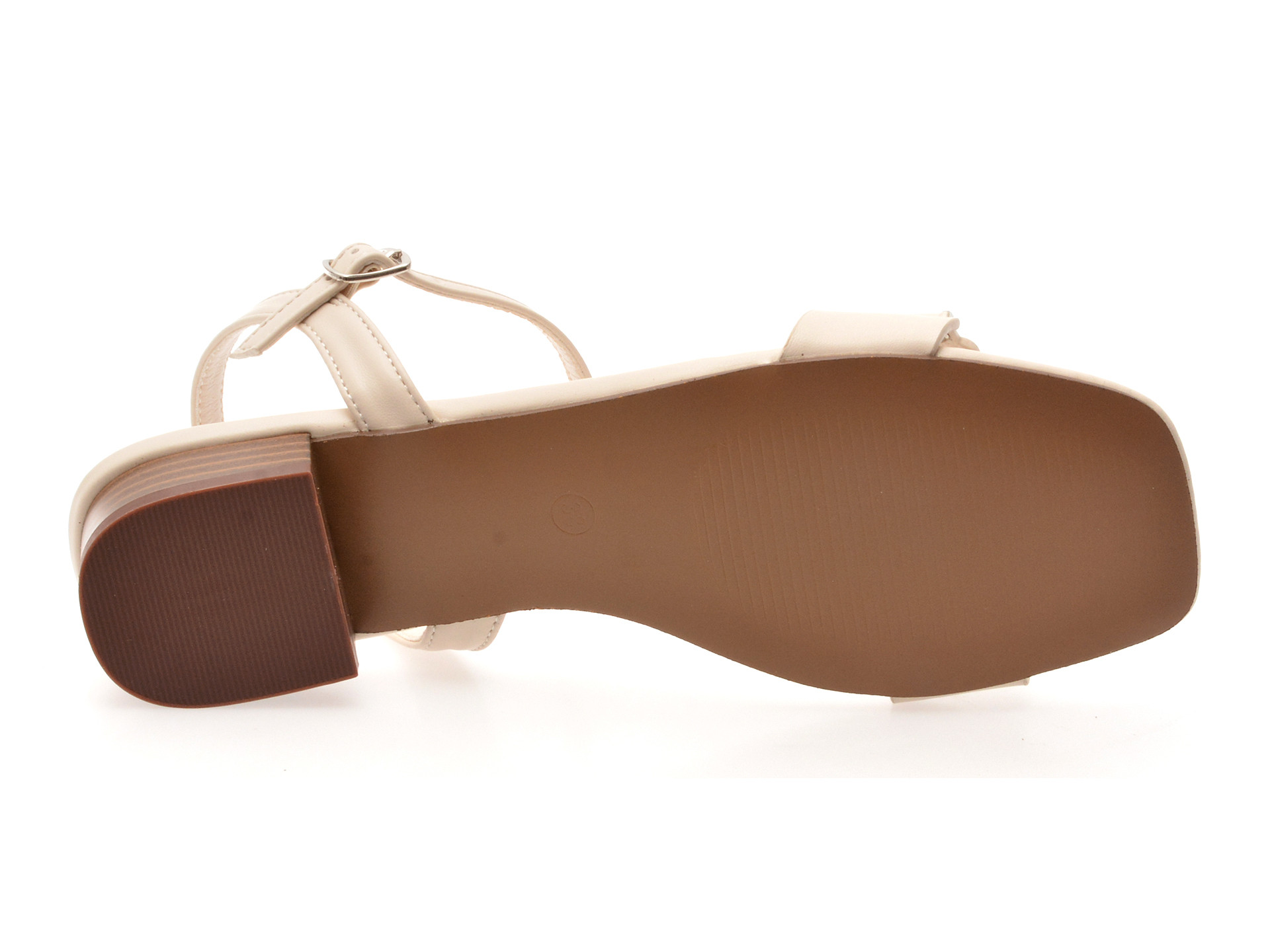 Sandale EPICA albe, 82962, din piele ecologica