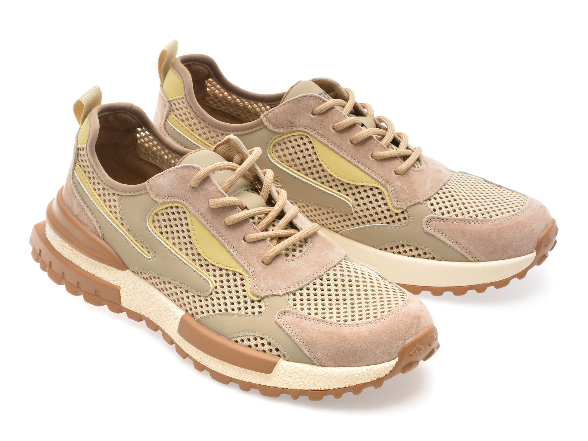 Pantofi sport GRYXX bej, 95386, din material textil