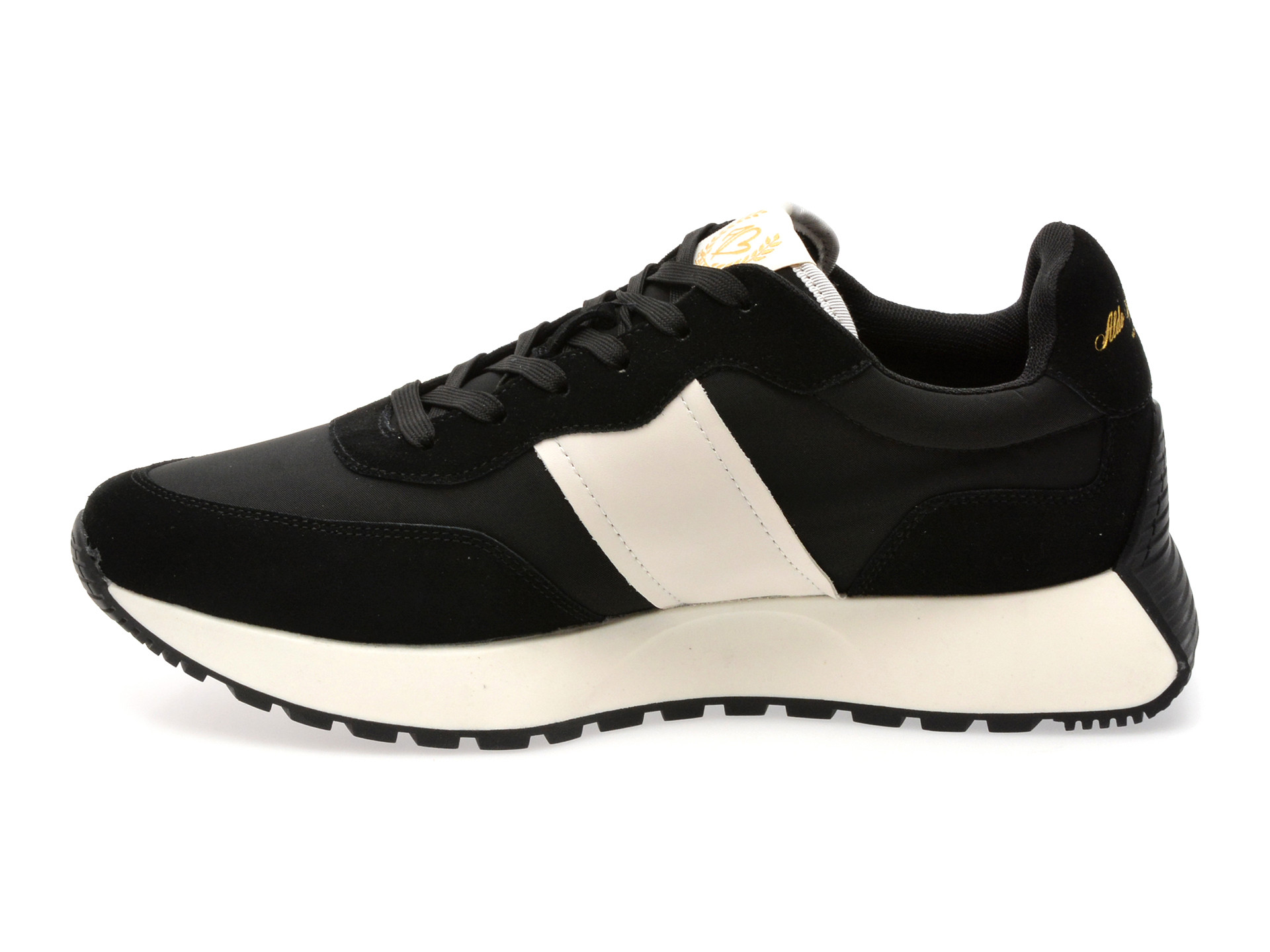 Pantofi sport ALDO negri, CLUBKICKS 001, din material textil