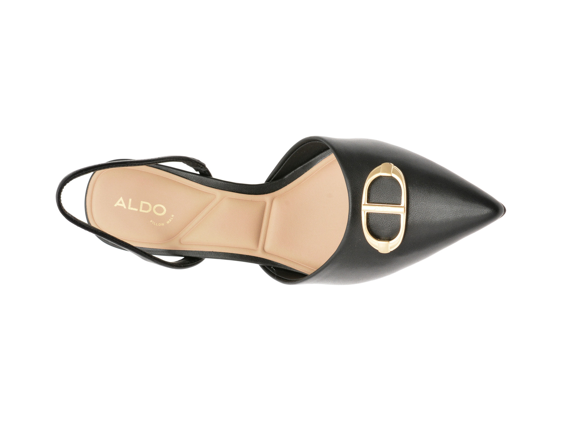 Pantofi eleganti ALDO negri, DELICATE 001, din piele ecologica