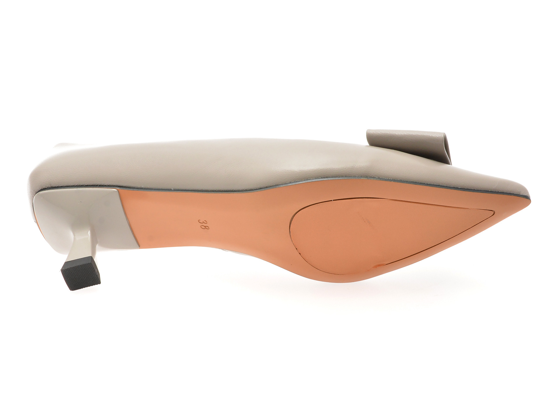 Pantofi eleganti EPICA gri, H03, din piele naturala