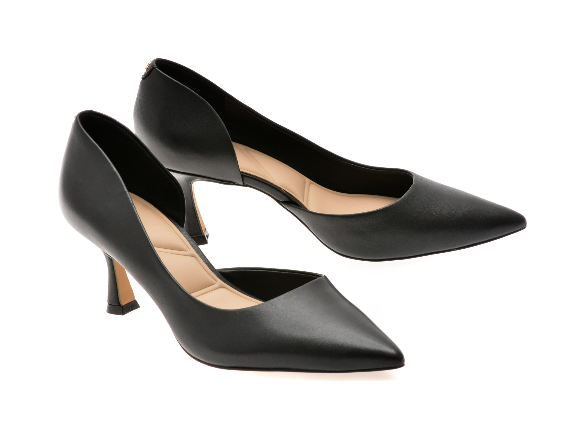 Pantofi eleganti ALDO negri, GRAYWIEN 001, din piele naturala