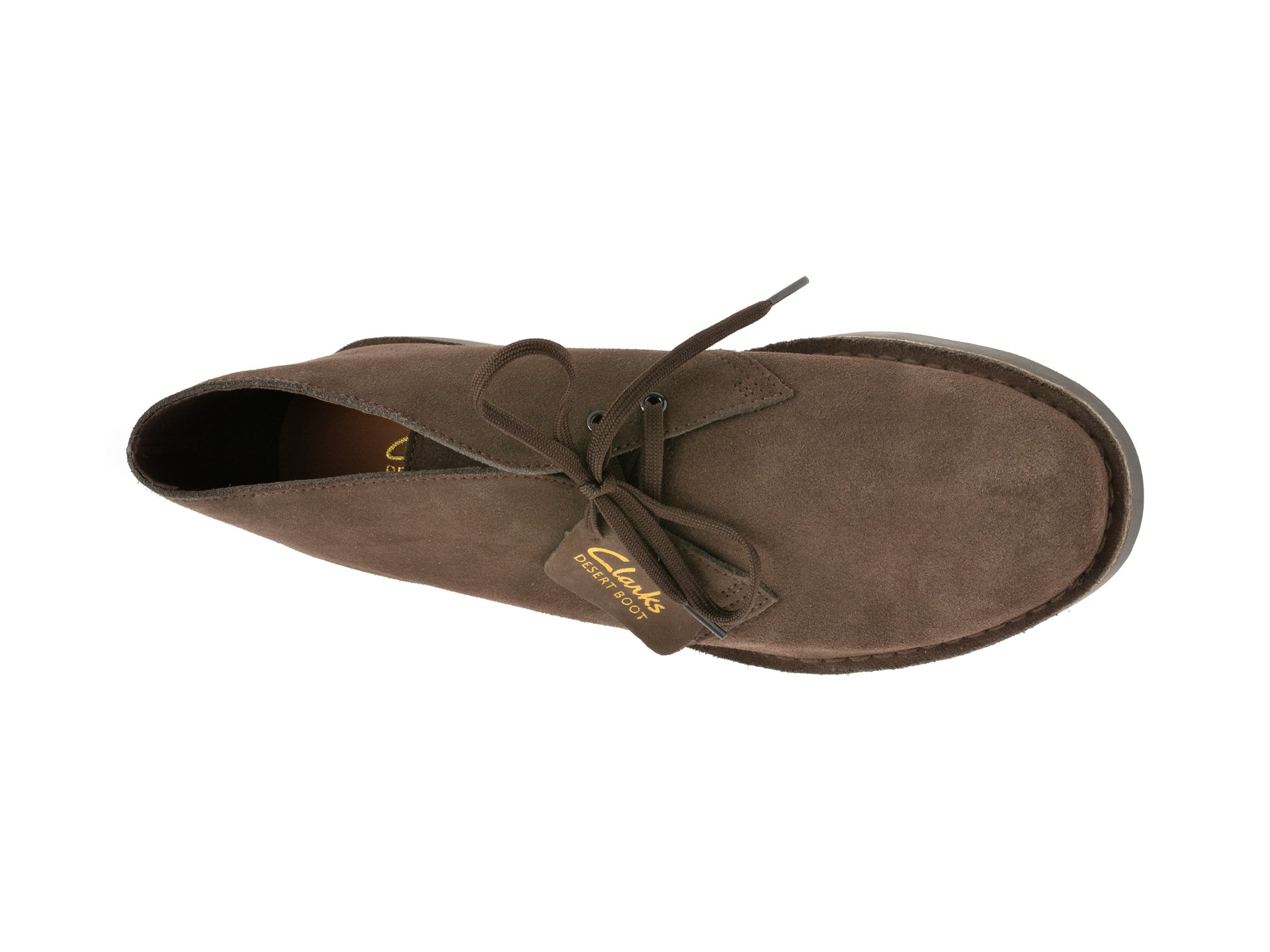 Ghete CLARKS gri, DESERT BT EVO, din piele intoarsa