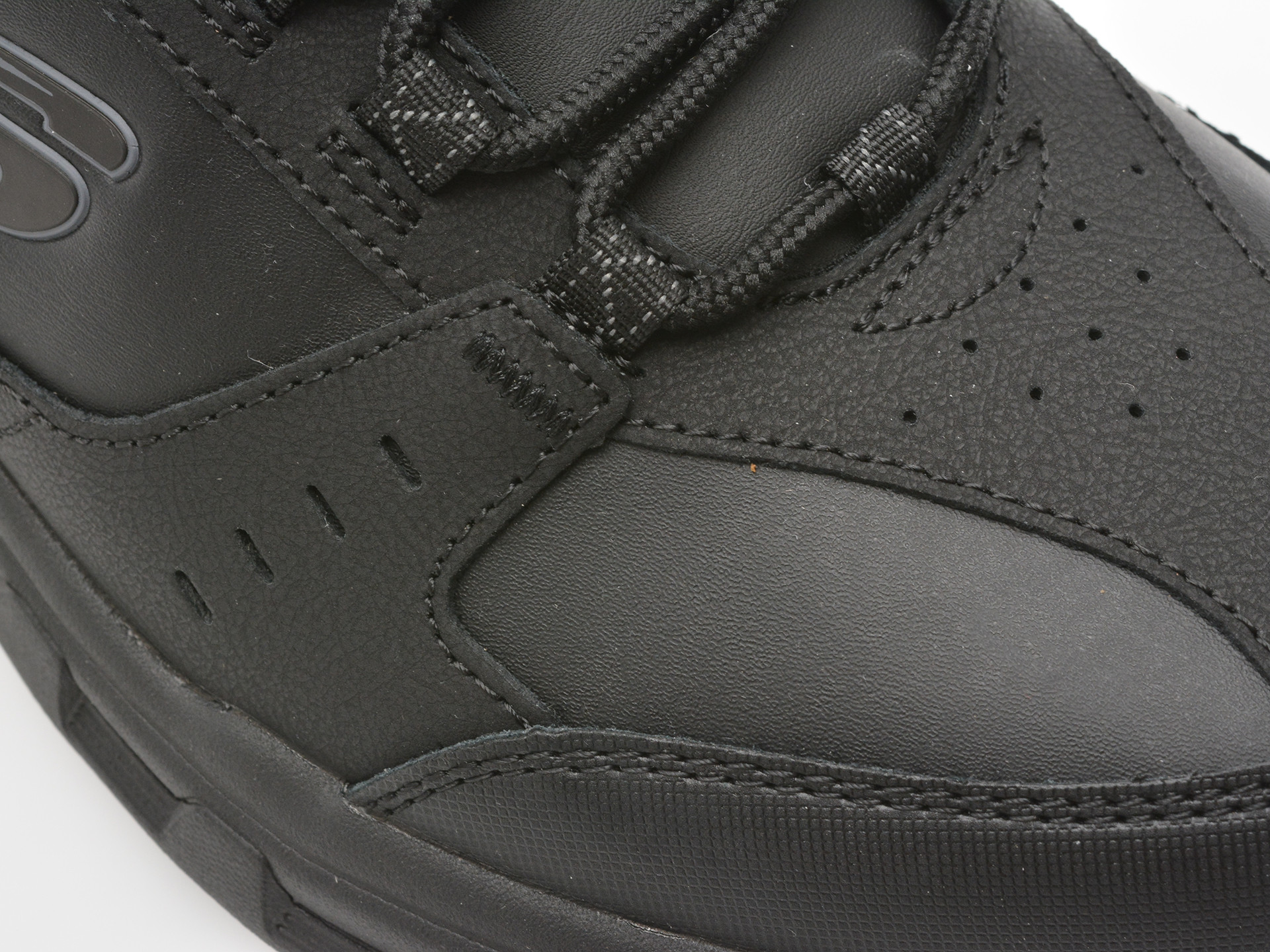 Pantofi sport SKECHERS negri, OAK CANYON, din piele ecologica