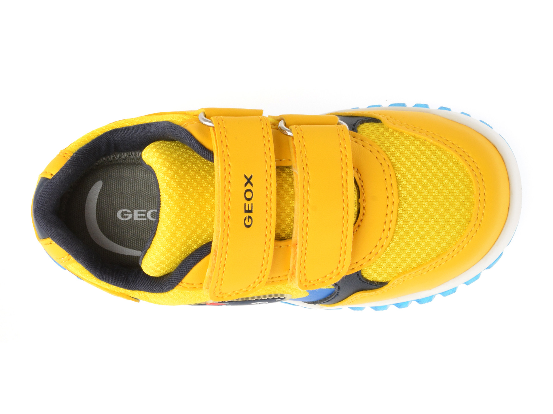 Pantofi sport GEOX galbeni, B555ZA, din material textil