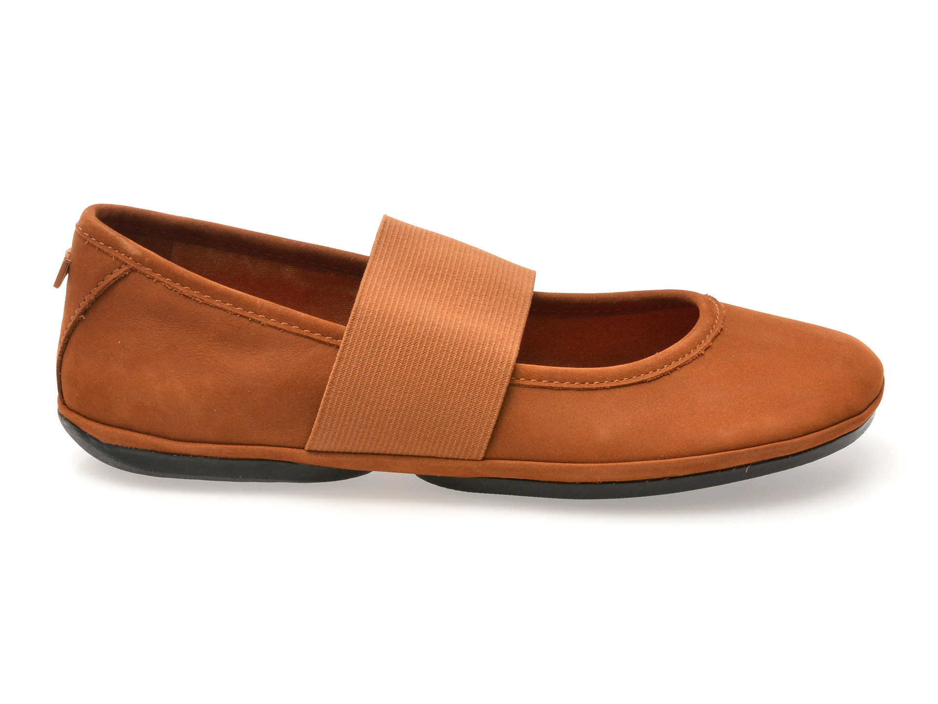 Balerini CAMPER maro, RIGHT, din nabuc